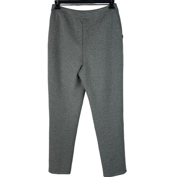 INC Jeannie Mai Medium Pants Stretch Pockets Zip-Fly Pleated Gray Heathered New - Picture 3 of 6